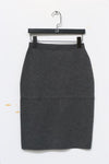 Swaying/Knit cashmere skirt SW23SS3B35 Deep gray